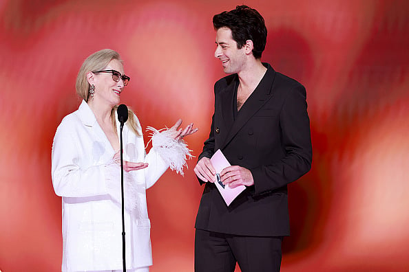 Meryl Streep presents Grammy with her son-in-law