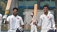Ranji Trophy 2025-26 Quarter-Finals Preview: Mumbai, Karnataka Brace For Massive Showdown; In Form Bengal Against AP -PTI : Mumbai's Tanush Kotian and Tushar Deshpande became the first pair to score centuries at No. 10 and 11 in the history of the Ranji Trophy during their quarter-final against Baroda in Mumbai on February 27, 2024.