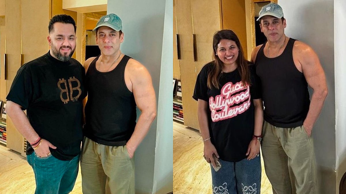 Salman Khan's latest pics with fans  - Twitter