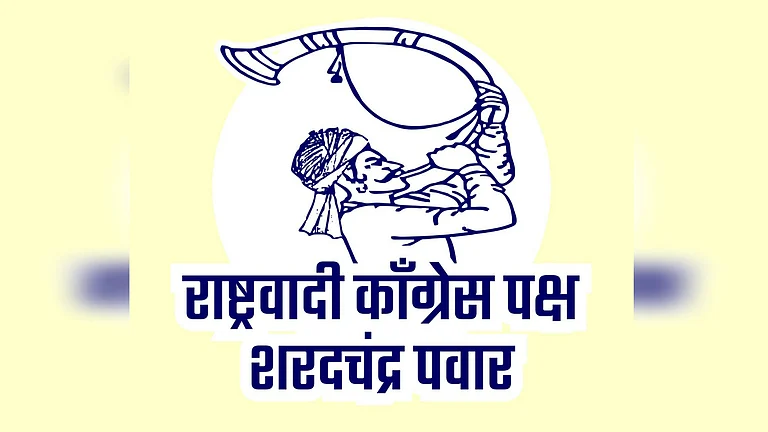 Spokesperson Clyde Crasto their candidates will contest the upcoming Lok Sabha polls on this symbol - X/@NCPspeaks