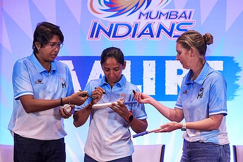 Mumbai Indians'' WPL 2024 press conference