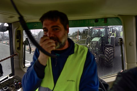 Spain Farmers protest