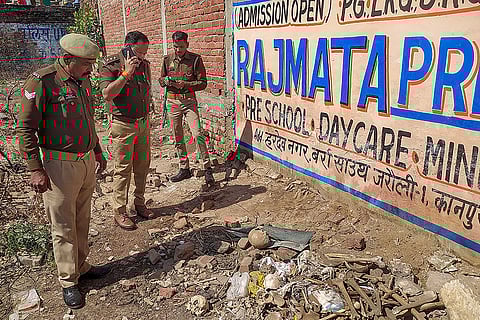 Human skeletons found in Damodar Nagar area