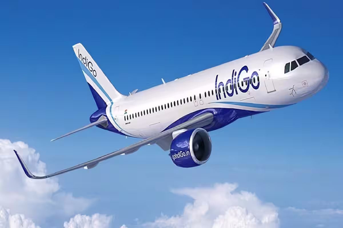 File photo of an IndiGo plane.(Representational image) | - PTI
