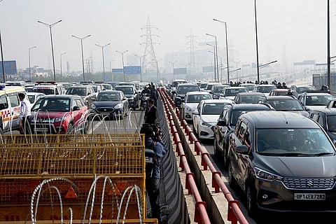 Farmers march: Security at Delhi borders