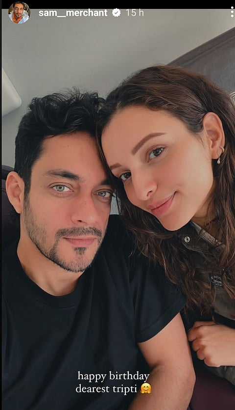 Triptii Dimri's rumoured boyfriend wishes her on birthday