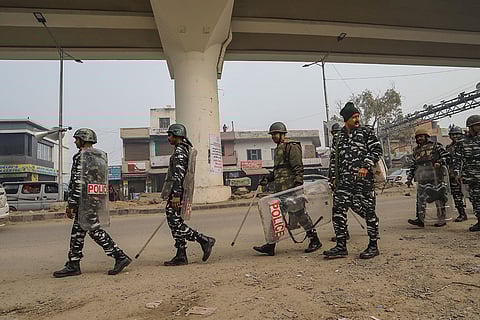 Farmers' march: Security at Tikri border