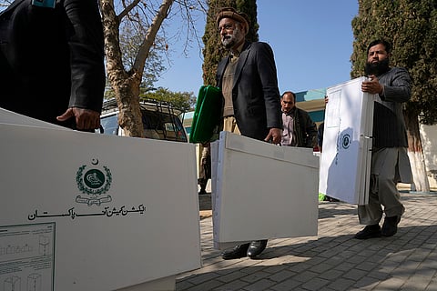 General elections, in Islamabad, Pakistan