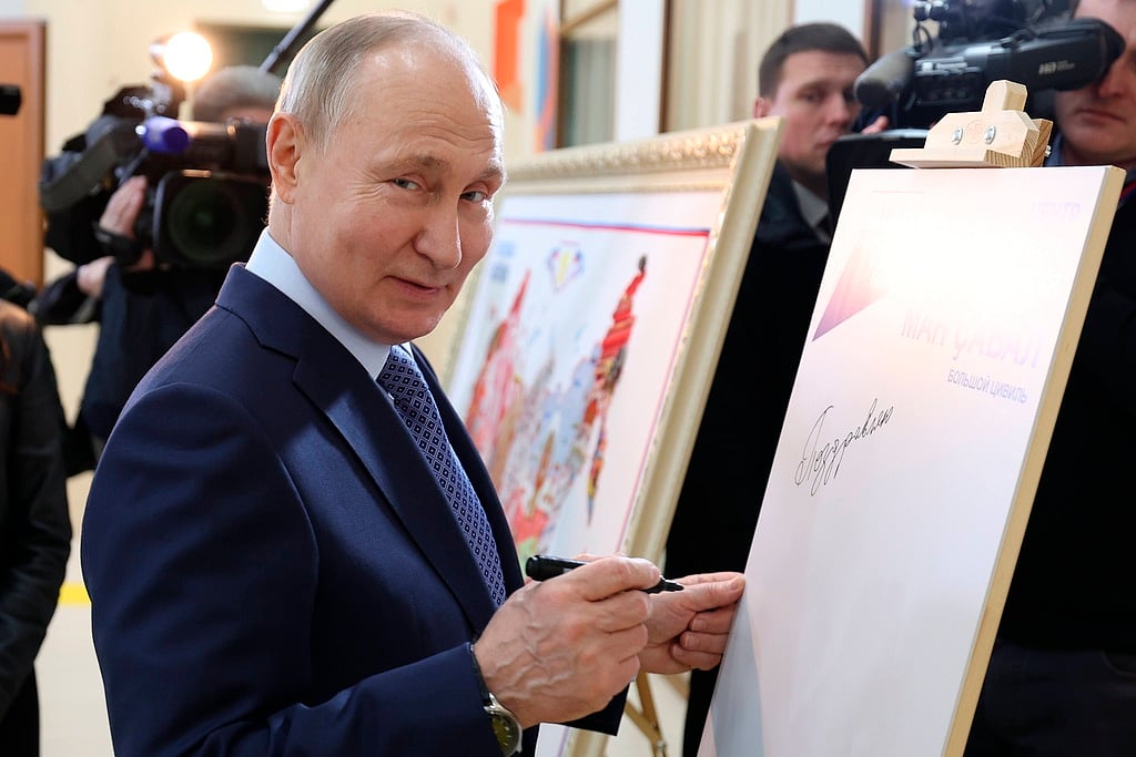 The MEA added that the visit will allow the leaders to review progress in bilateral relations.  - Alexander Kazakov, Sputnik, Kremlin Pool Photo via AP