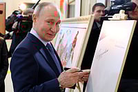 Alexander Kazakov, Sputnik, Kremlin Pool Photo via AP : Russian President Vladimir Putin is counting on the West's support of Ukraine to wane to win the war.