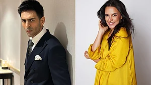 Kartik Aaryan and Neha Dhupia