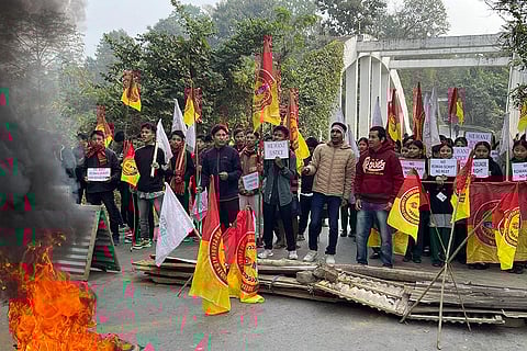TIPRA Motha student organization protest