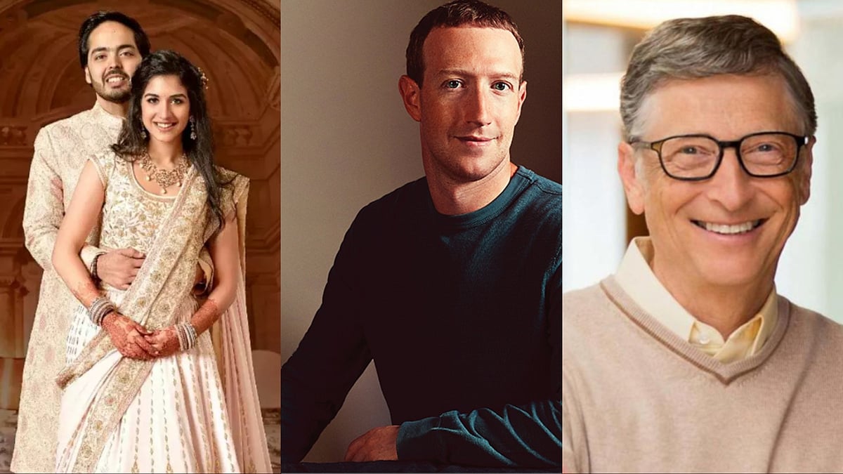 Instagram : Radhika Merchant, Anant Ambani, Mark Zuckerberg, Bill Gates