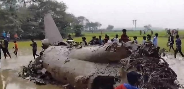 IAF Aircraft Crashes In West Bengal During Training Sortie, Pilots Safe