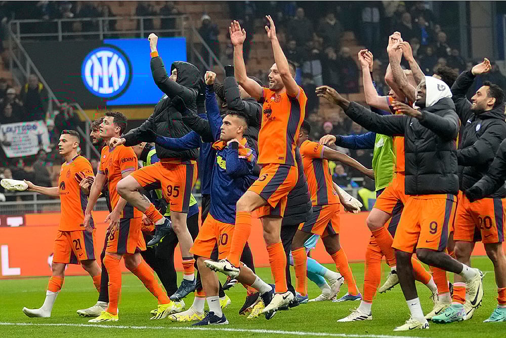 | Photo: AP/Luca Bruno : Serie A: Inter Milan vs Salernitana
