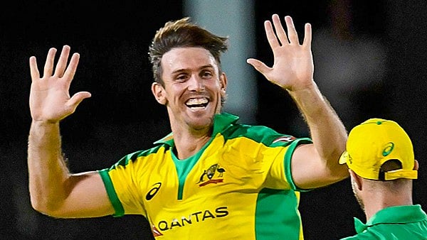 Photo - X/ICC : Mitchell Marsh will be leading the Aussies in the T20I series.