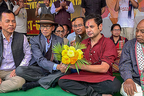 Tipra Motha''s Pradyot Kishore Debbarma in West Tripura