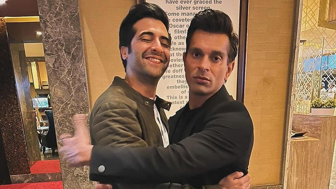 Instagram : Akshay Oberoi with Karan Singh Grover