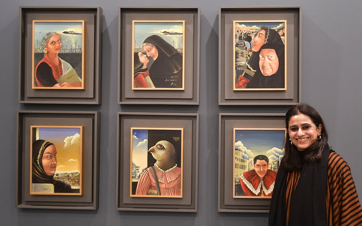 Tribhuvan Tiwari : Women who suffered in the Bhopal gas tragedy are some of the subjects of artist Baaraan Ijlal's searing portraits at India Art Fair, Delhi| 