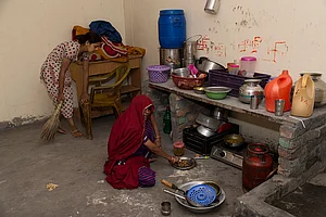 Getty Images : Women perform daily chores in a room (representative image)
