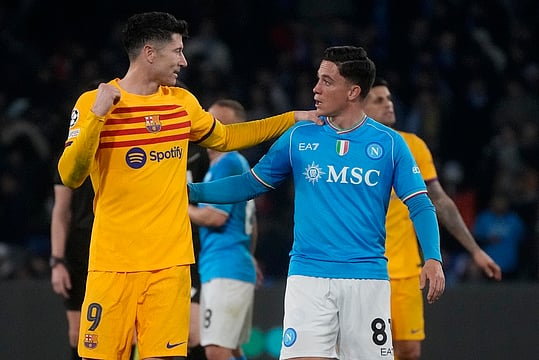 UEFA Champions League 2023-24: Late Victor Osimhen Goal Sees Napoli Hold Barcelona - Match Report