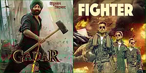 IANS : Poster of Gadar 2 and Fighter