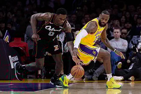 NBA 2023-24: Los Angeles Lakers vs Detroit Pistons