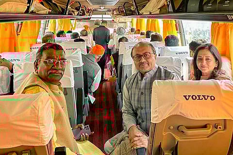 UP MLAs & MLCs leave for Ayodhya