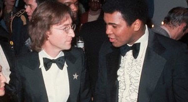 Instagram : John Lennon with Muhammad Ali 