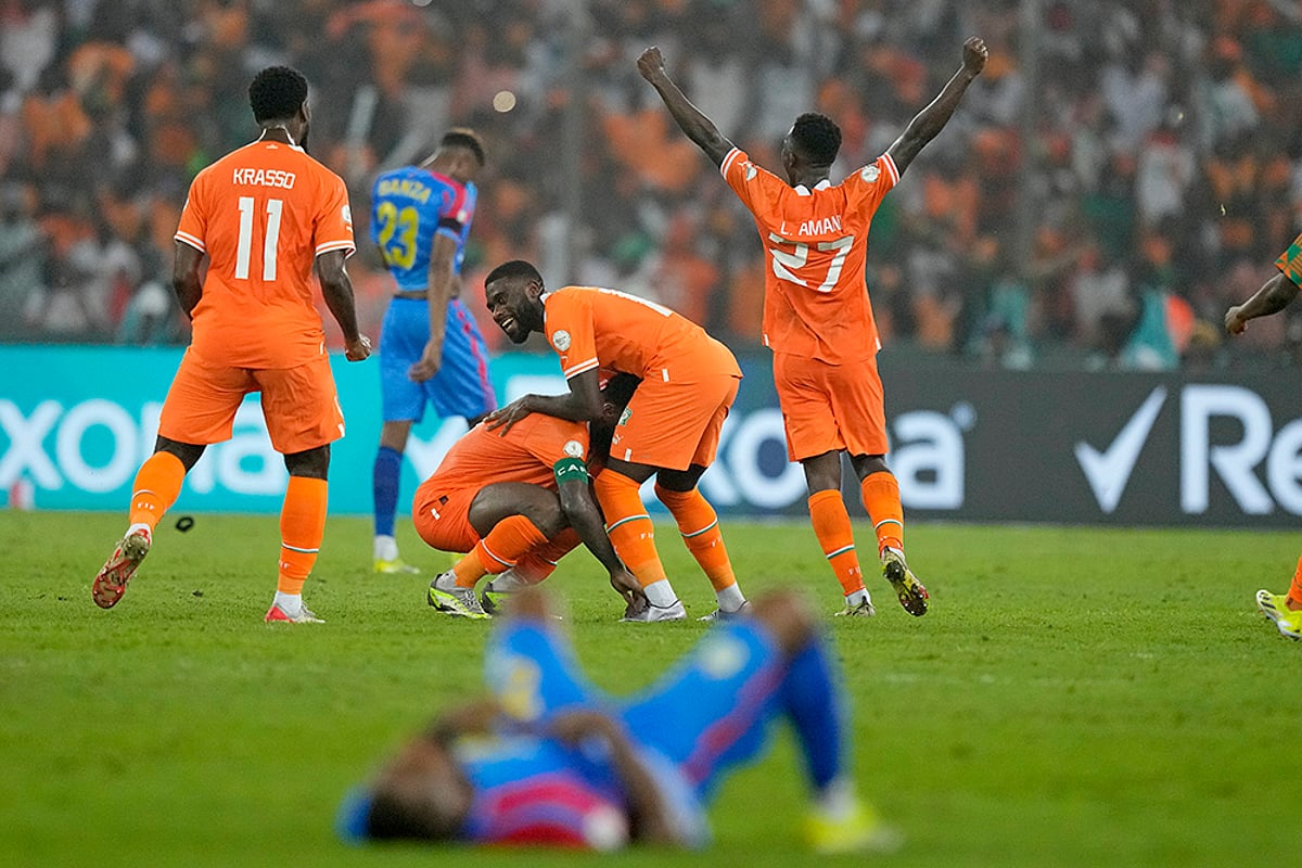 Africa Cup Of Nations Semi-Finals: Ivory Coast Beat DR Congo, Nigeria Edge South Africa