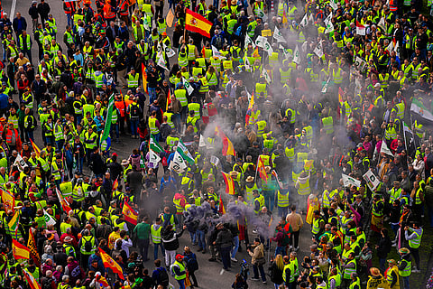 Spain Farmers Protest
