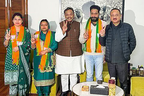 3 AAP councilors from Chandigarh join BJP