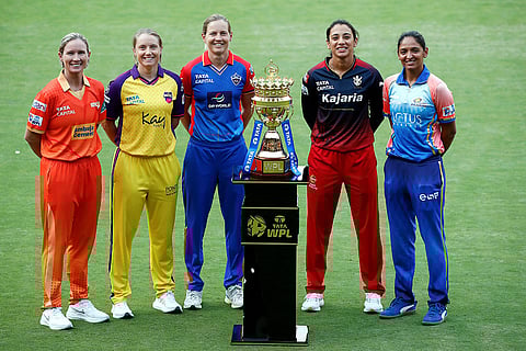 WPL 2024 trophy & captains