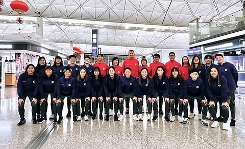 Hong Kong Women's Squad in Turkey ahead of the Turkish Women's Cup 2024.