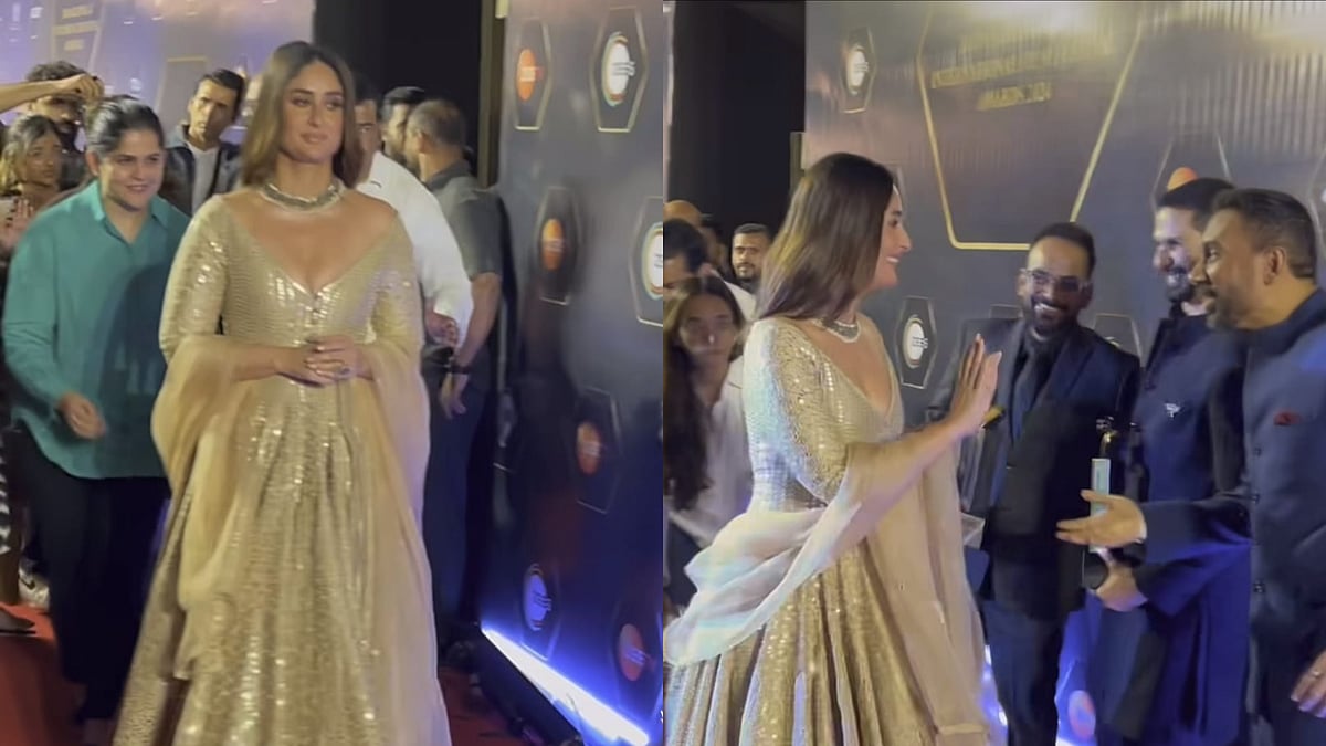 Kareena Kapoor ignores Shahid Kapoor at DPIFF Awards - Instagram @ViralBhayani