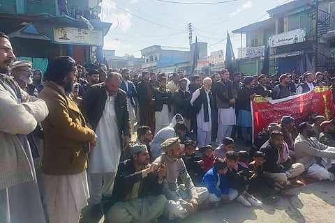 Protest in PoK
