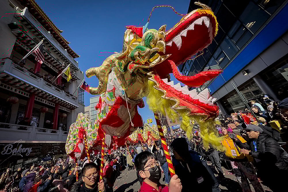 Photo: AP/John Minchillo : Chinese New Year