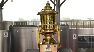 X/BCB : The Bangladesh Premier League trophy.