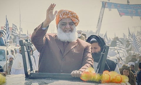 Jamiat-e-Ulema Islam (JUI-F) leader Fazal-ur-Rehman
