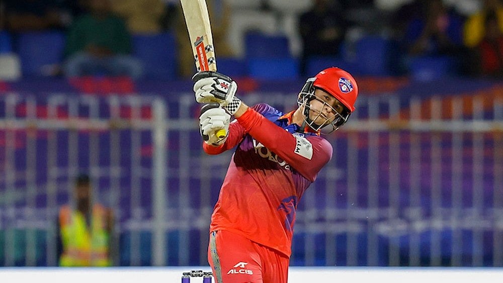 (Photo: X|@ILT20Official) : Dubai Capitals enter the International League T20 2024 final with a 9-wicket victory over the Gulf Giants to face MI Emirates on February 17, Saturday. 