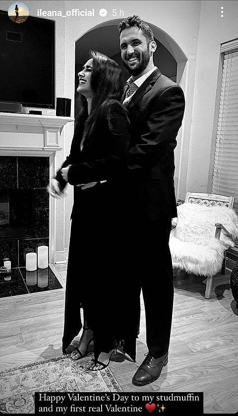 Ileana D'Cruz celebrates Valentine's Day with her partner