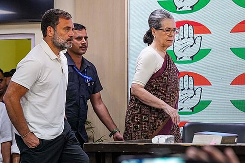 Congress press briefing at AICC HQ