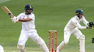 File : Rishabh Pant, batting, had played a pivotal role in India's success during their last tour of Australia in 2020-21.