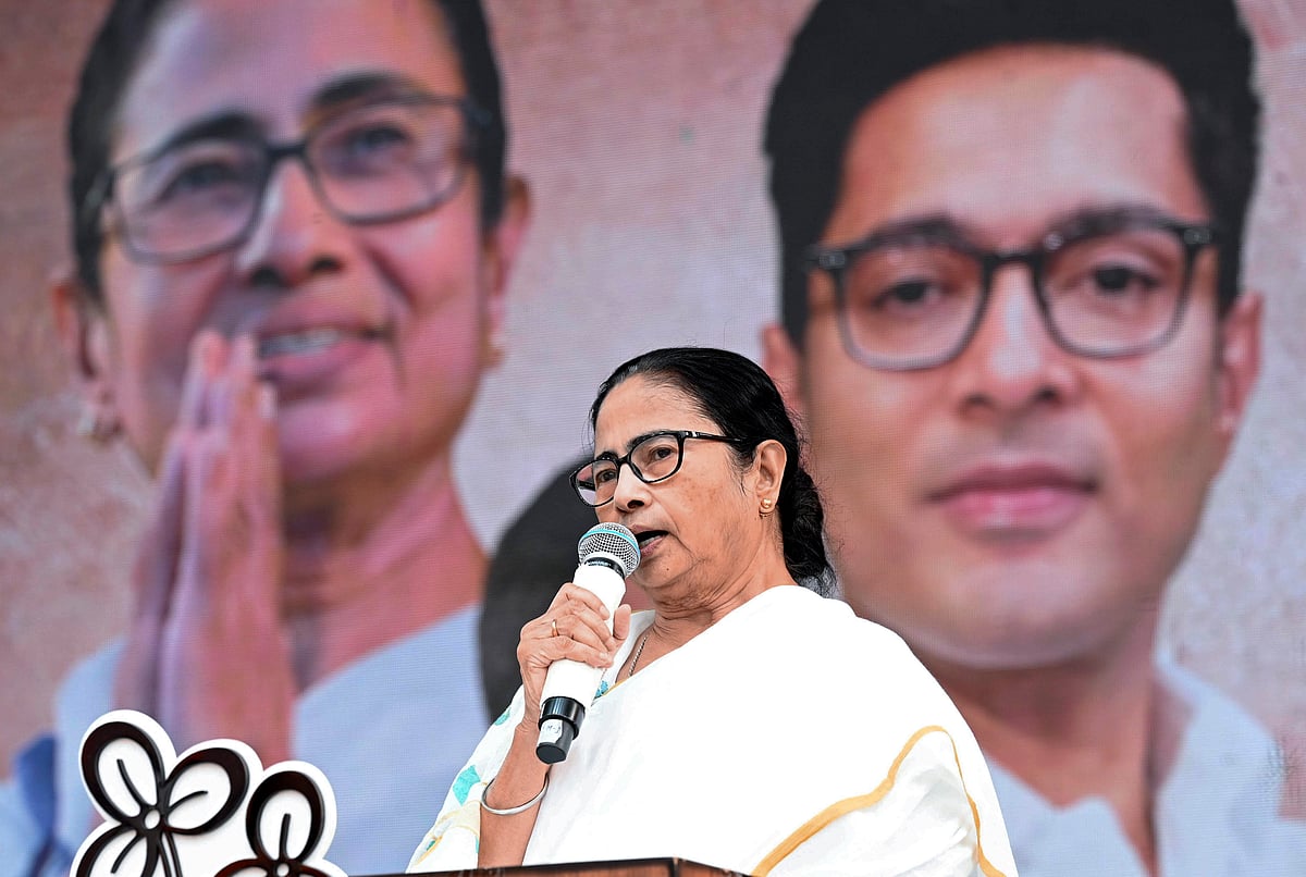 PTI :  
Mamata Banerjee at TMC rally in Kolkata
