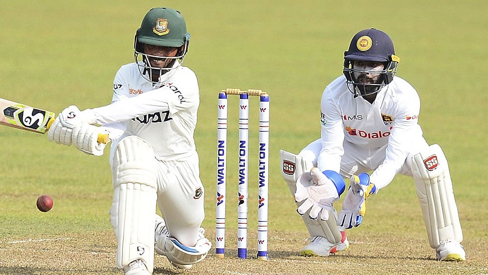 File Image : Sri Lanka take on Bangladesh in the 1st Test at Sylhet.