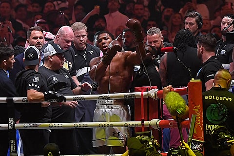 Saudi Arabia Boxing Joshua vs Ngannou