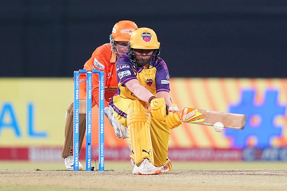 | Photo: PTI/Ravi Choudhary : WPL 2024: Gujarat Giants vs UP Warriorz