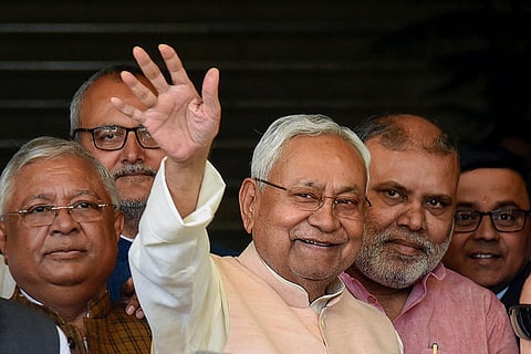 Nitish Kumar files nomination papers for MLC