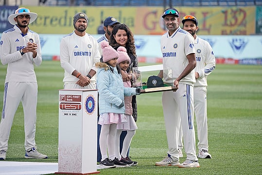 IND Vs ENG, 5th Test: Ravichandran Ashwin Felicitated Ahead Of His 100th Test In Dharamsala - In Pics