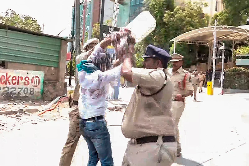 Suicide attempt outside Revanth Reddys house
